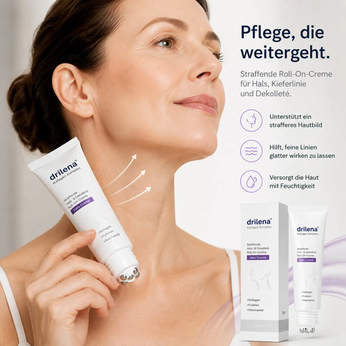 🫧drilena® Straffende Hals- & Dekolleté-Roll-On-Creme