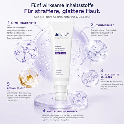 🫧drilena® Straffende Hals- & Dekolleté-Roll-On-Creme