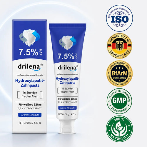 🫧🪄Bestseller – Hydroxylapatit-Zahnpasta 7,5 % zur Zahnschmelz-Reparatur & Zahnaufhellung – Frischer Geschmack, fluoridfrei (Copy)