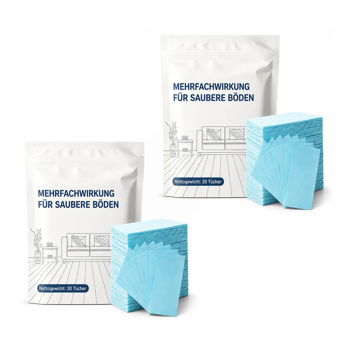 🌸drilena® Wasserlösliche Bodenreinigungstücher — Konzentrierte Formel für sofortigen Glanz (Copy)