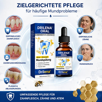 🪄drilena® Reparierende Mundpflege-Lösung mit Bienengift — Konzentriertes Mundwasser für frischen Atem & Anti-Plaque-Schutz