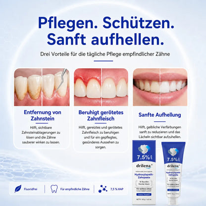 🫧🪄Bestseller – Hydroxylapatit-Zahnpasta 7,5 % zur Zahnschmelz-Reparatur & Zahnaufhellung – Frischer Geschmack, fluoridfrei (Copy)