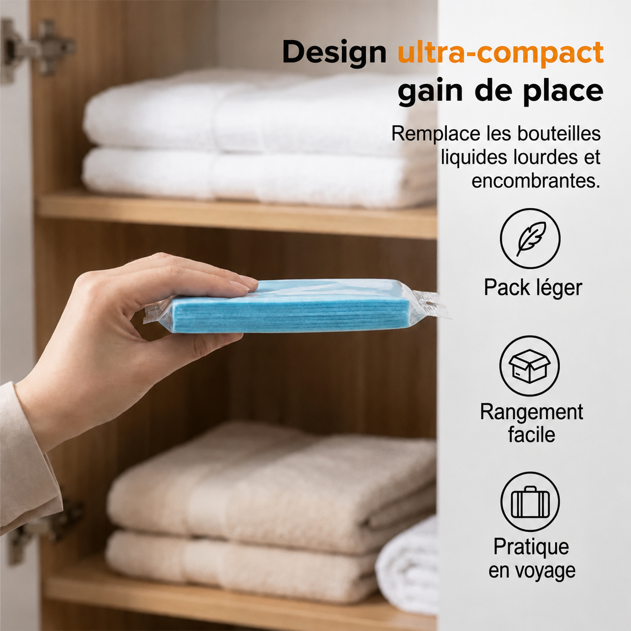 🆙 Feuilles de Nettoyage de Sol Hydrosolubles Corakio® — Formule Concentrée pour un Éclat Instantané