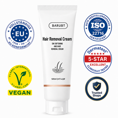 drilena® AROMATISCHE FORMEL Aromatische Enthaarungscreme-Für glatte Haut ohne täglichen Rasur-Stress