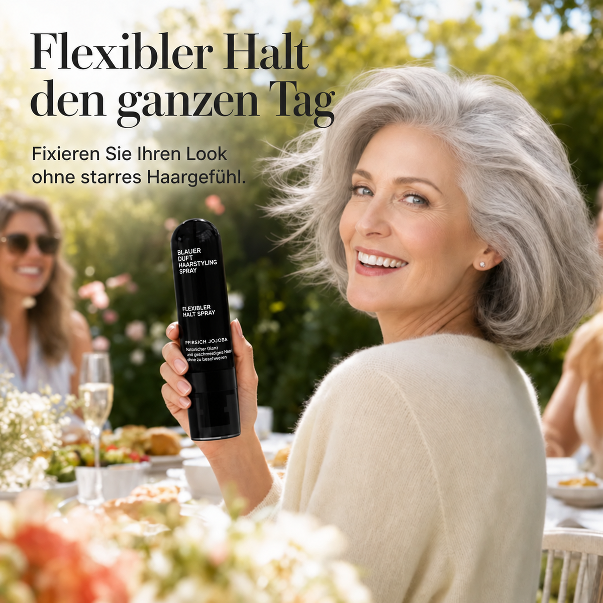🪄✨ Volumenspray mit Pfirsichduft – Langanhaltender Halt und mehr Haarfülle. Leichtes Stylingspray für feines, glattes und plattes Haar.