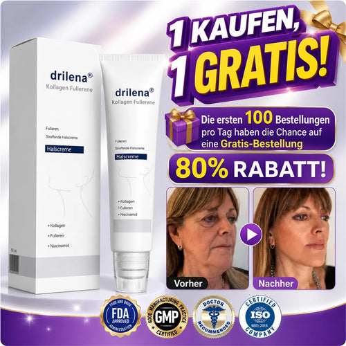 🪄drilena® Straffende Hals- & Dekolleté-Roll-On-Creme