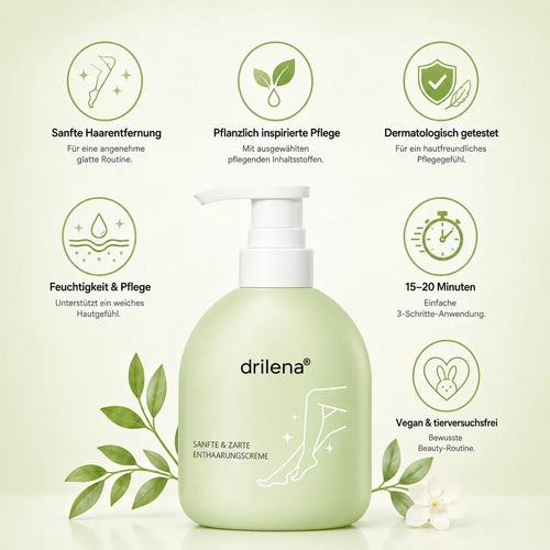 🆙drilena® Sanfte, nicht reizende Enthaarungscreme