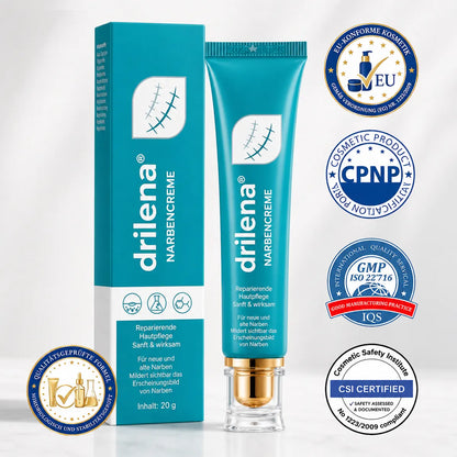🛒drilena® Reparierende Anti-Narben-Creme — Dehnungsstreifen, Narben & Aknemale