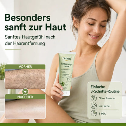 drilena® Natural Gentle Hair Removal Cream | For Women & Men, Sensitive Skin