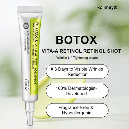 💧Made and shipped from the IE🧑‍⚕️💫Rolimey® Botox & Vita-A Retinol Shot Wrinkle-Lift Tightening cream - Last Day Promotion 70% OFF