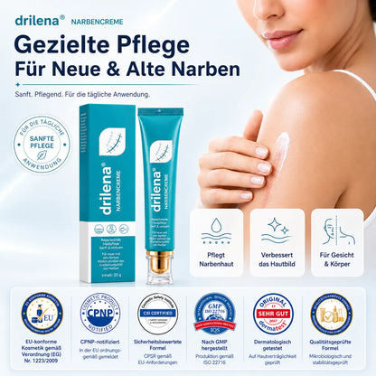 🔥drilena® Reparierende Anti-Narben-Creme — Dehnungsstreifen, Narben & Aknemale