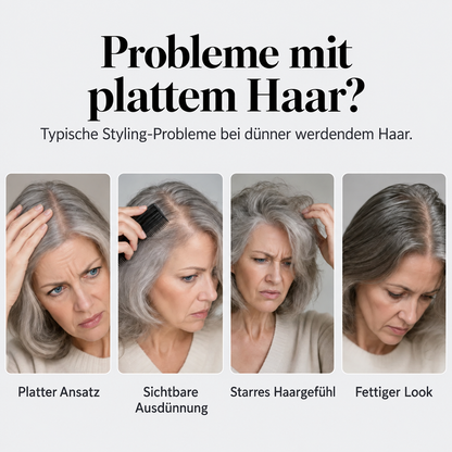 🪄✨ Volumenspray mit Pfirsichduft – Langanhaltender Halt und mehr Haarfülle. Leichtes Stylingspray für feines, glattes und plattes Haar.