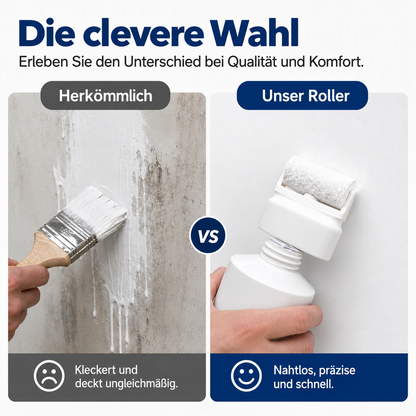 🔥 Wand-Ausbesserungsfarbe mit integriertem Roller