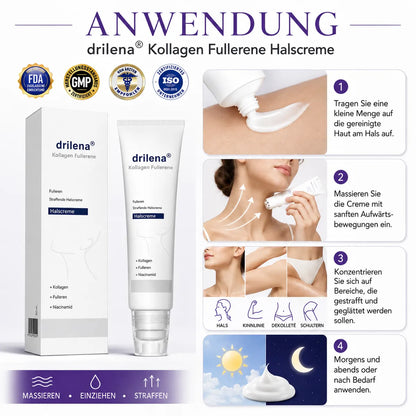 🪄drilena® Straffende Hals- & Dekolleté-Roll-On-Creme