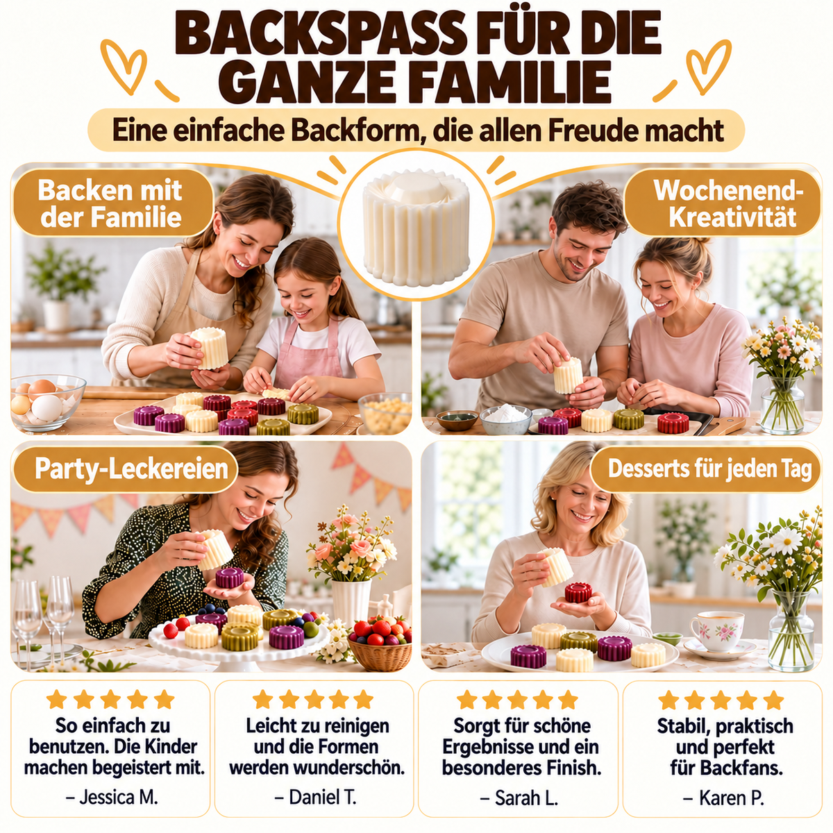 🔥Kreative doppelseitige Gebäckform