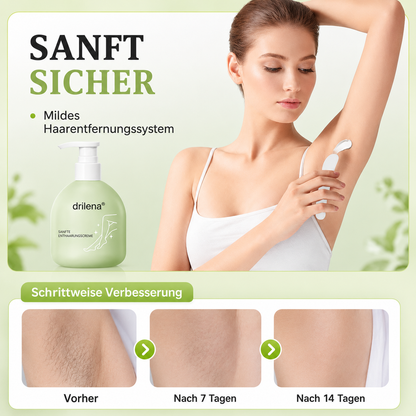 🫧 drilena® Sanfte, nicht reizende Enthaarungscreme