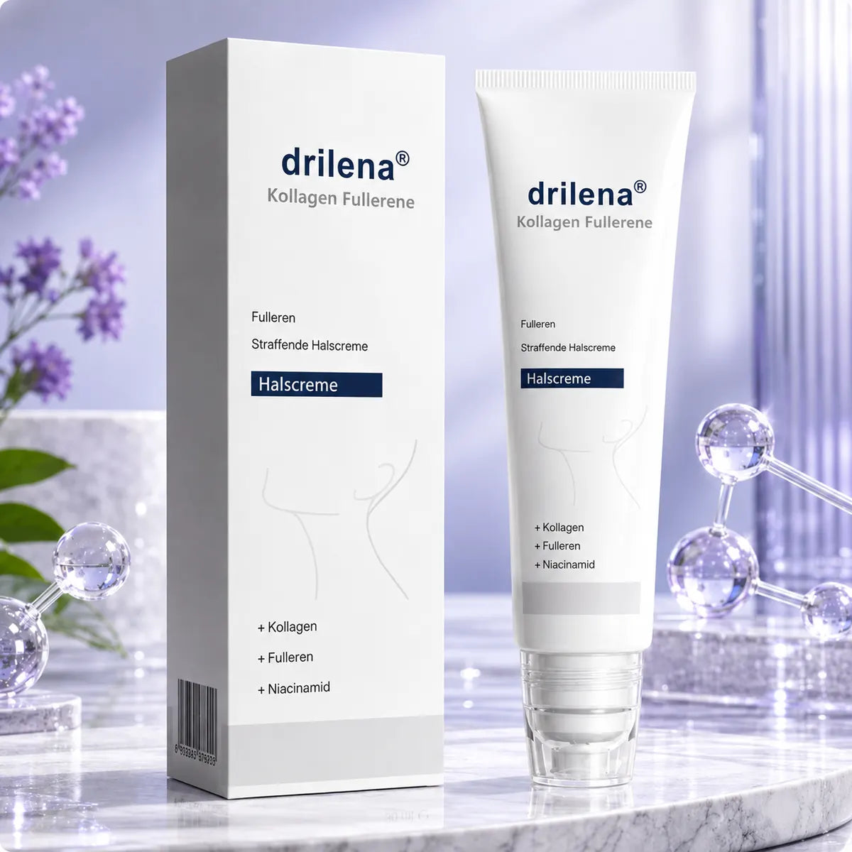 🪄drilena® Straffende Hals- & Dekolleté-Roll-On-Creme