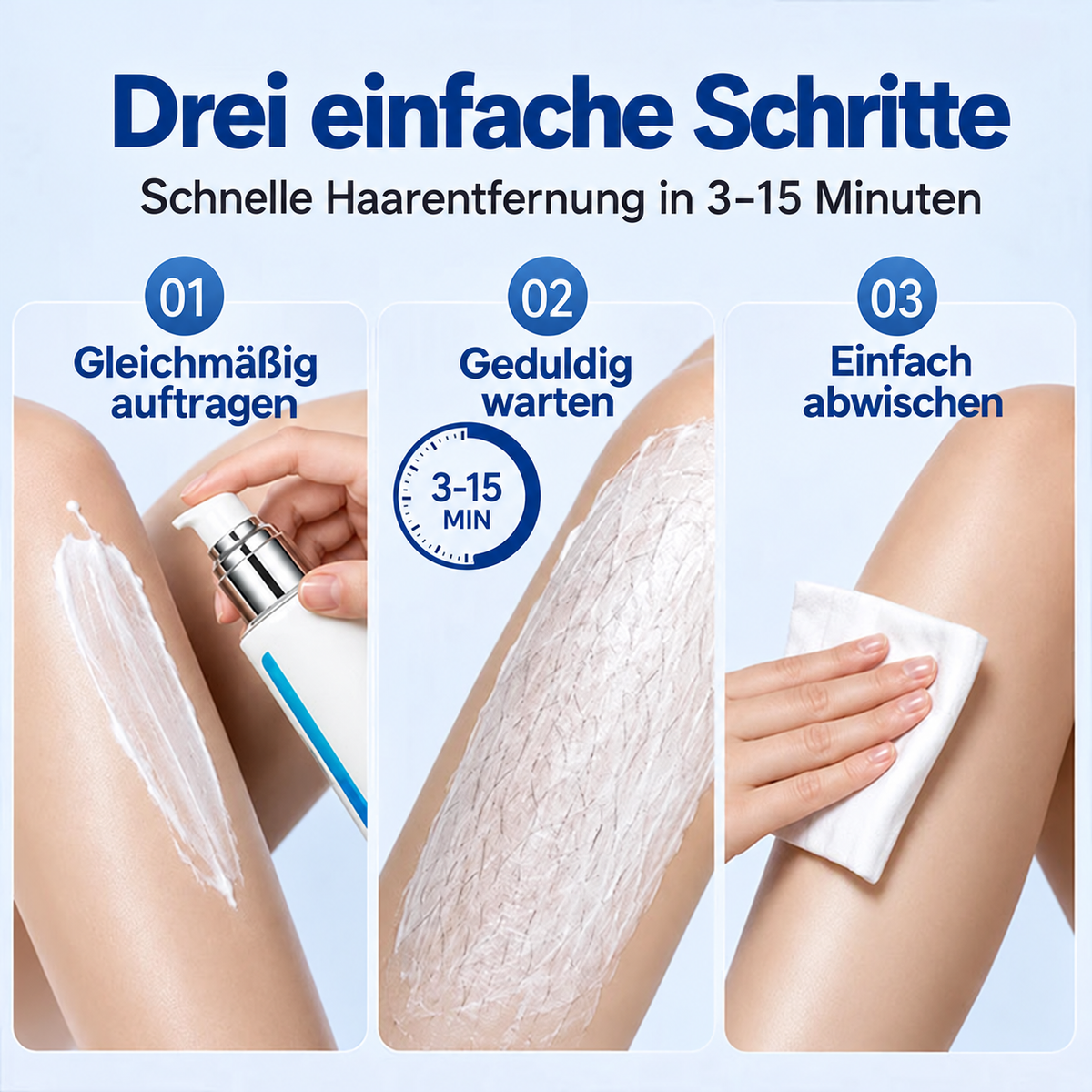 🎉 50 % Rabatt! 🪄Eiskühlende Haarentfernungscreme für empfindliche Haut
