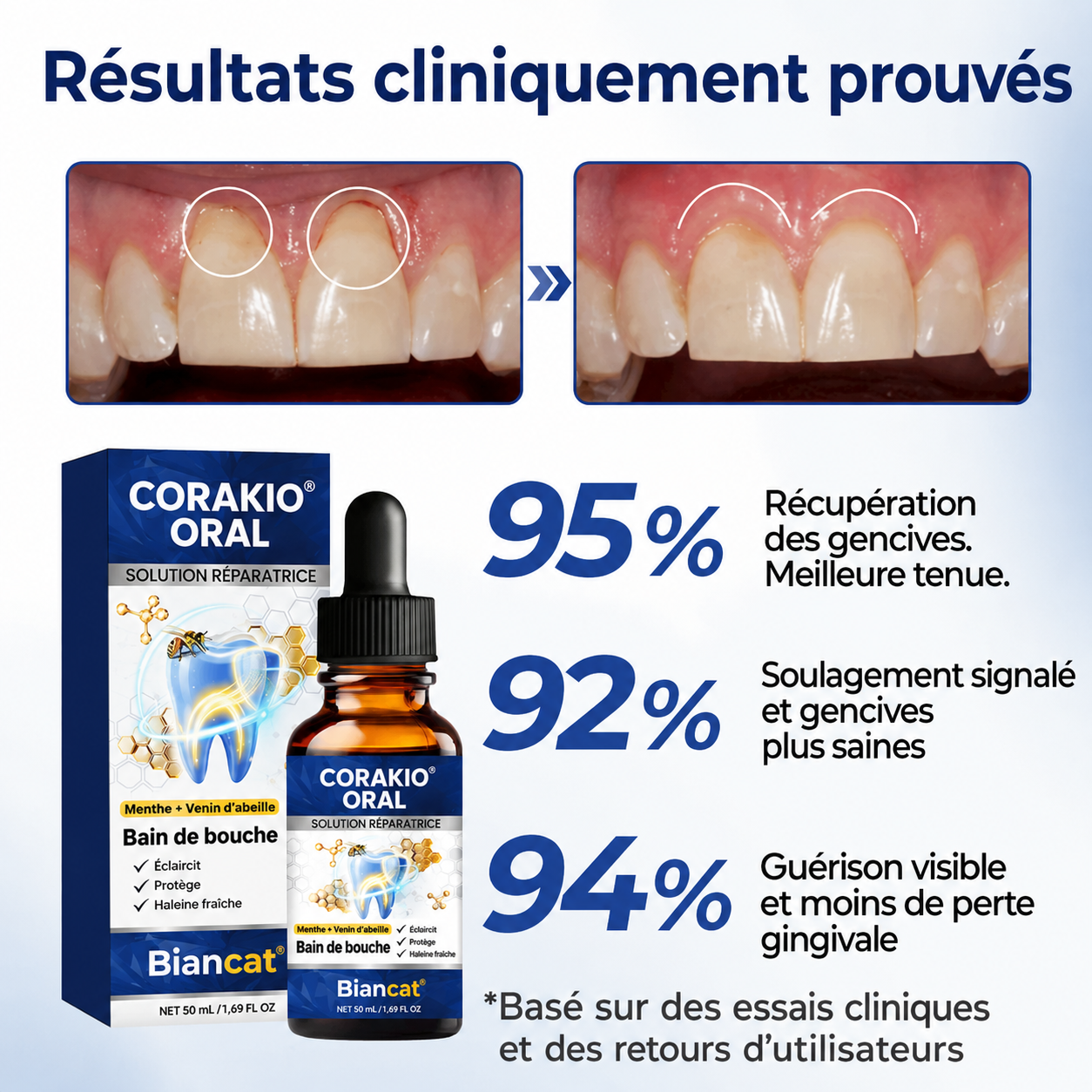 🆙 drilena® Reparierende Mundpflege-Lösung mit Bienengift — Konzentriertes Mundwasser für frischen Atem & Anti-Plaque-Schutz