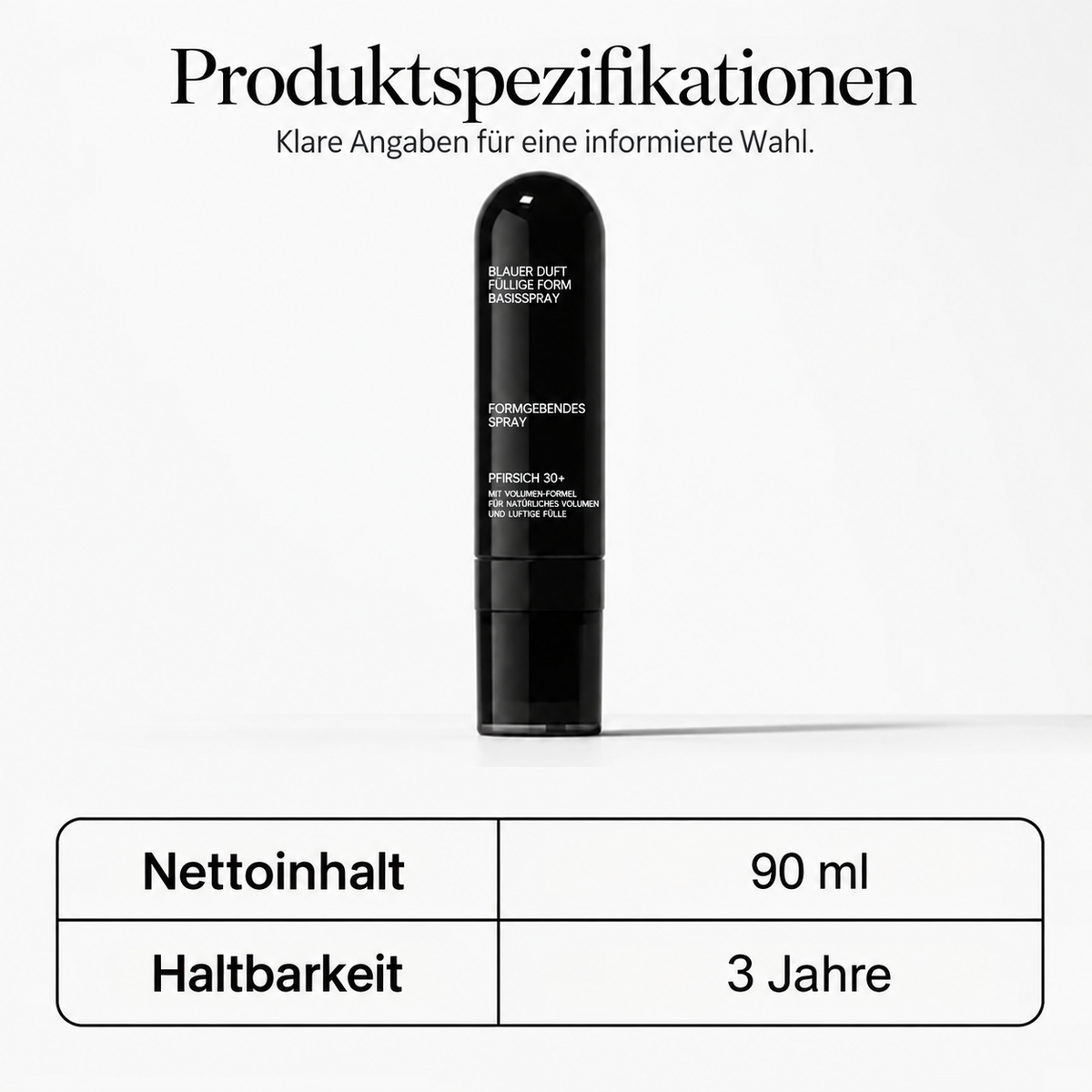 🪄✨ Volumenspray mit Pfirsichduft – Langanhaltender Halt und mehr Haarfülle. Leichtes Stylingspray für feines, glattes und plattes Haar.