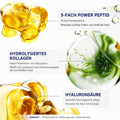 👩 drilena® Straffende Hals- & Dekolleté-Roll-On-Creme