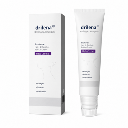 👩 drilena® Straffende Hals- & Dekolleté-Roll-On-Creme