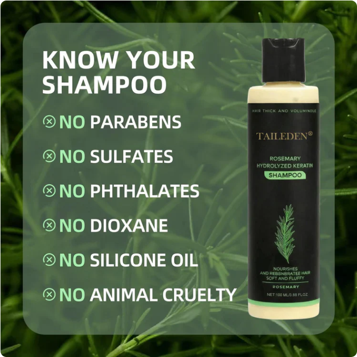 🔥 LETZTER TAG: 50 % RABATT – 🎅 Bio-Rosmarin-Shampoo für Haarwachstum