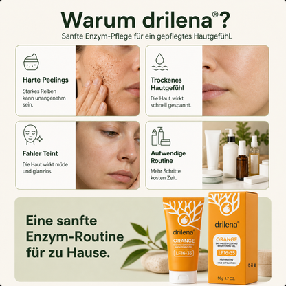 🧋drilena® Peeling-Gel mit Orangenenzym