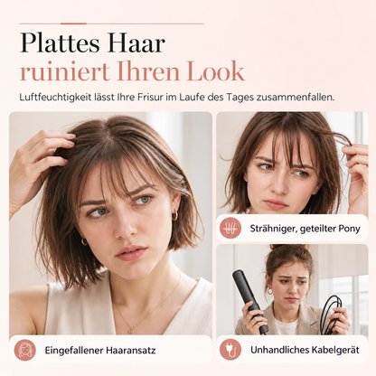 🪮 Kabelloser Mini-Stylingkamm mit Heizfunktion