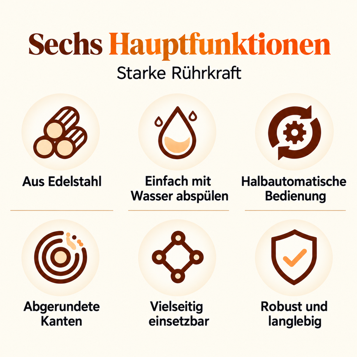 🛒 Edelstahl-Druck-Schneebesen – Lebensmittelecht, rostbeständig und ideal für die Küche