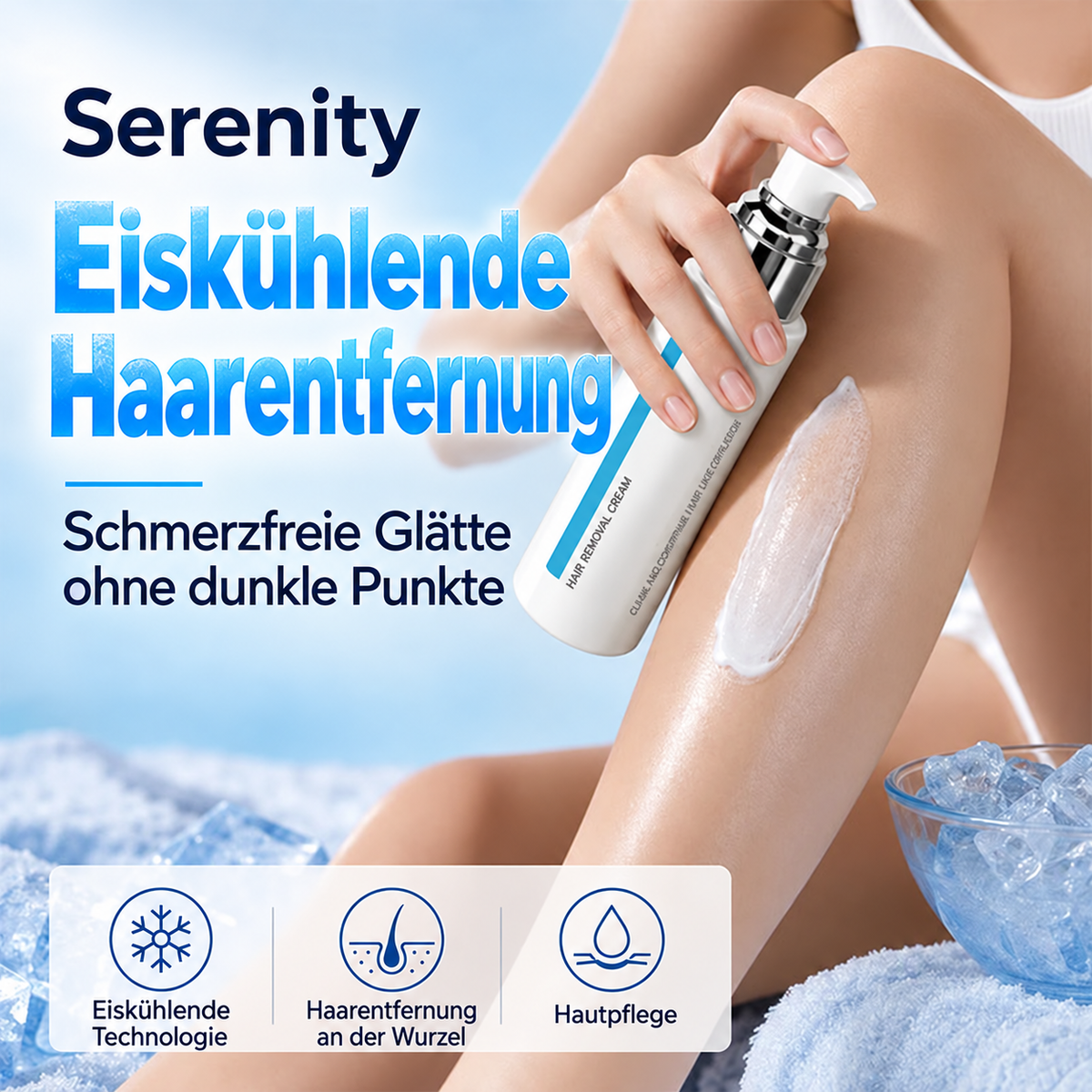 🎉 50 % Rabatt! 🪄Eiskühlende Haarentfernungscreme für empfindliche Haut