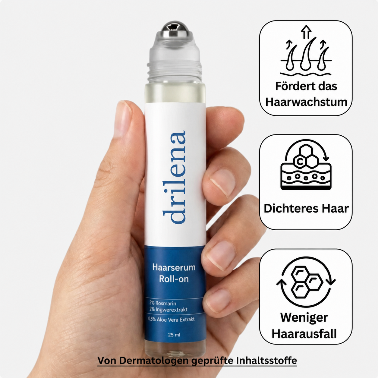 🪮drilena® Hair Growth Roll on Serum