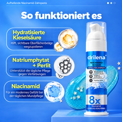 🪄8X Niacinamide Foaming Whitening Toothpaste