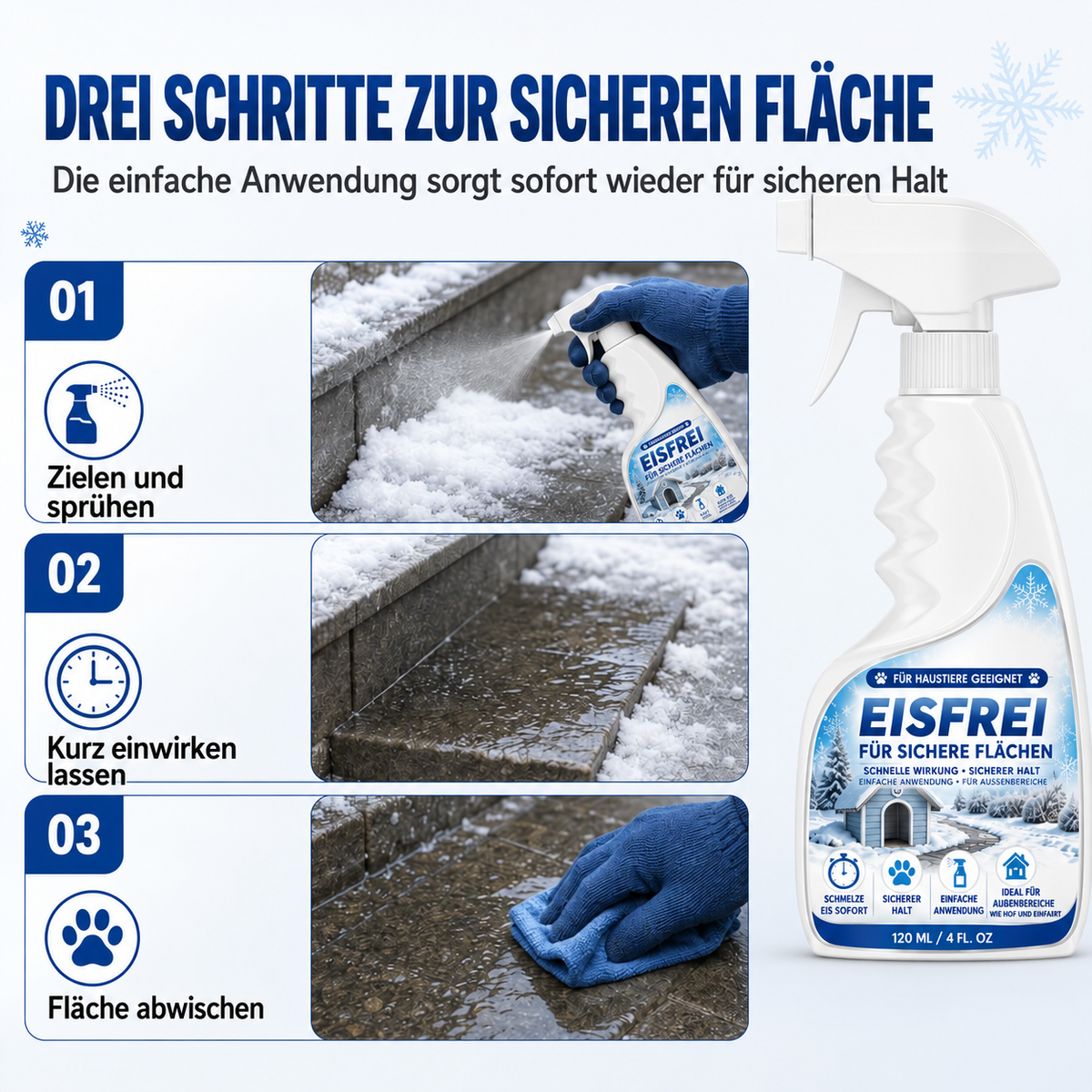 🔥Enteisungs- und Schneeschmelzspray für den Außenbereich