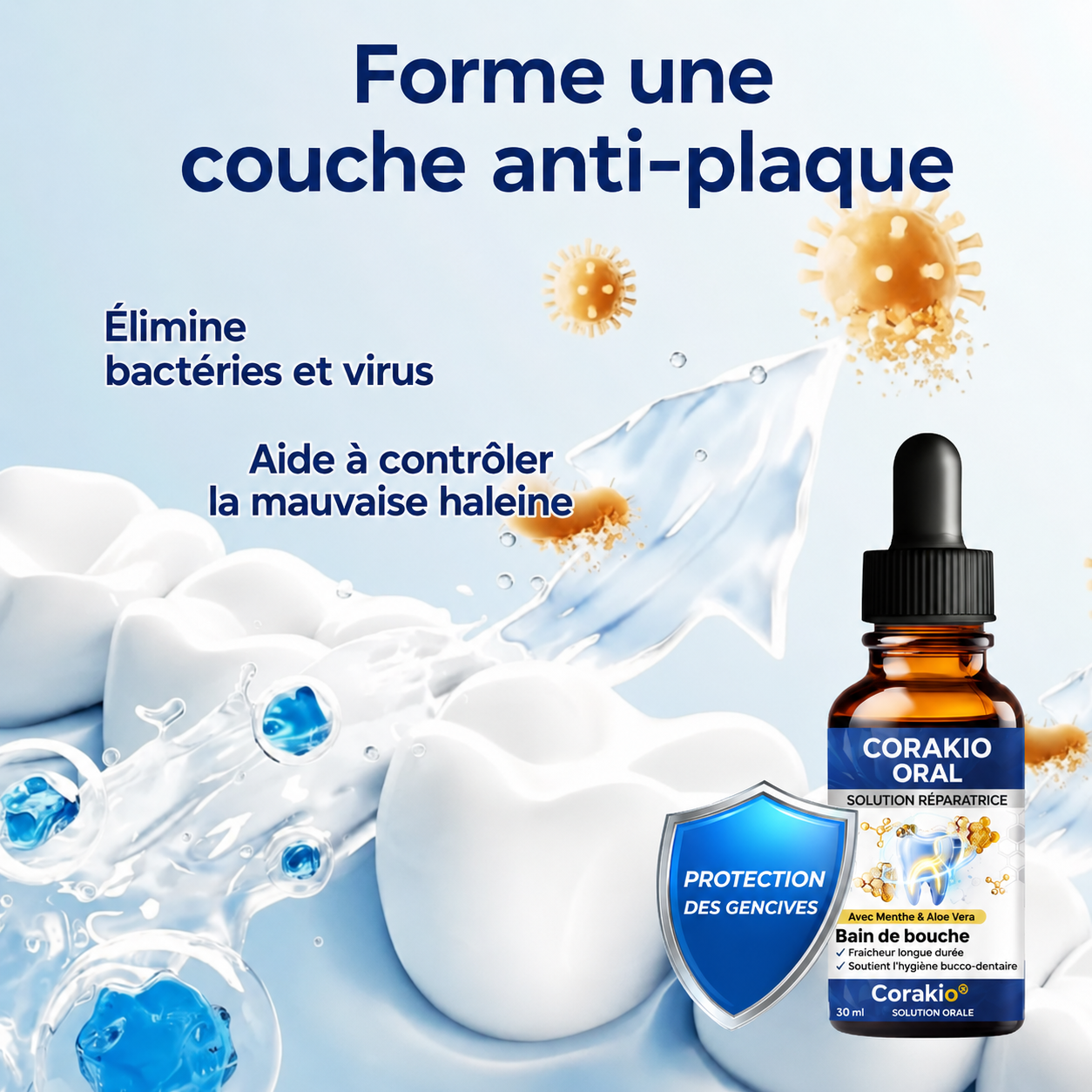 🆙 drilena® Reparierende Mundpflege-Lösung mit Bienengift — Konzentriertes Mundwasser für frischen Atem & Anti-Plaque-Schutz