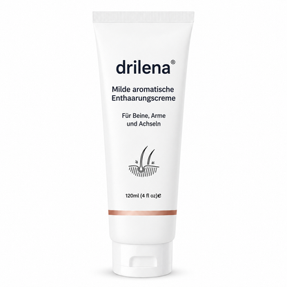 drilena® AROMATISCHE FORMEL Aromatische Enthaarungscreme-Für glatte Haut ohne täglichen Rasur-Stress