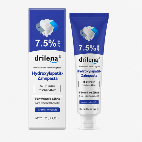 🔥 Bestseller – Hydroxylapatit-Zahnpasta 7,5 % zur Zahnschmelz-Reparatur & Zahnaufhellung – Frischer Geschmack, fluoridfrei